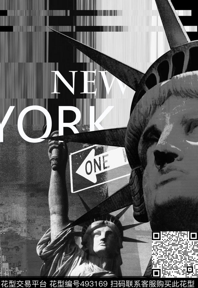 T恤卫衣夹克潮流时尚纽约数码印花华亿平台下载（图片编号: 493169） - 瓦栏（Walan）