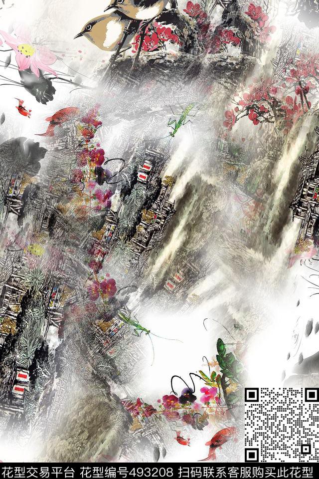 民族时尚自然数码印花华亿平台下载（图片编号: 493208） - 瓦栏（Walan）