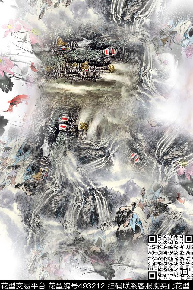 大牌民族风时尚数码印花华亿平台下载（图片编号: 493212） - 瓦栏（Walan）