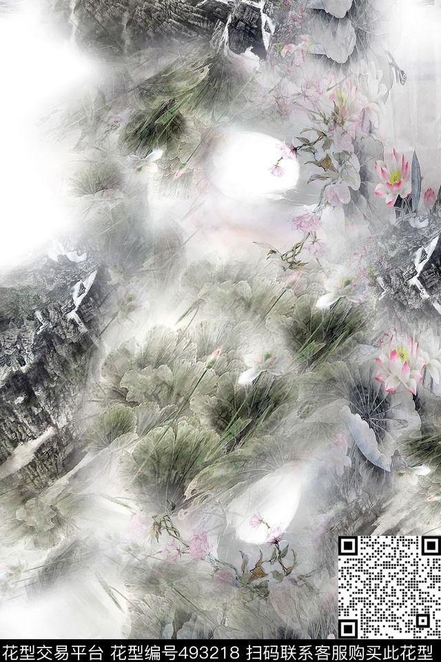 民族风时尚自然数码印花华亿平台下载（图片编号: 493218） - 瓦栏（Walan）