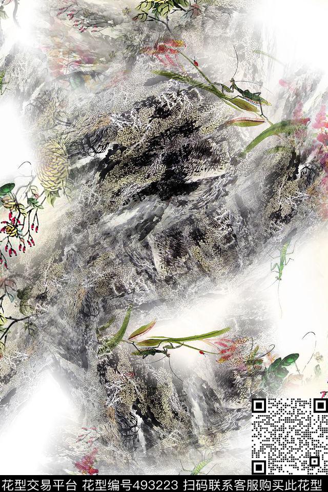 时尚简约大牌数码印花华亿平台下载（图片编号: 493223） - 瓦栏（Walan）