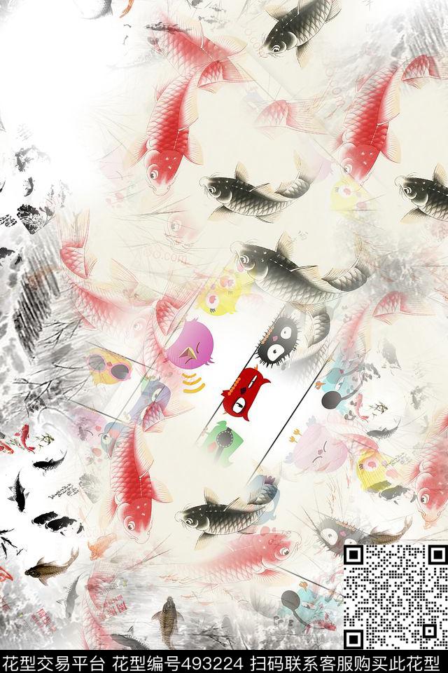 民族风时尚自然数码印花华亿平台下载（图片编号: 493224） - 瓦栏（Walan）