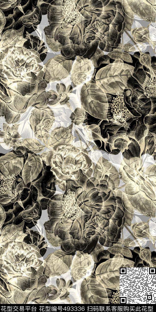 窗帘布家纺欧美流行潮流时尚数码印花华亿平台下载（图片编号: 493336） - 瓦栏（Walan）