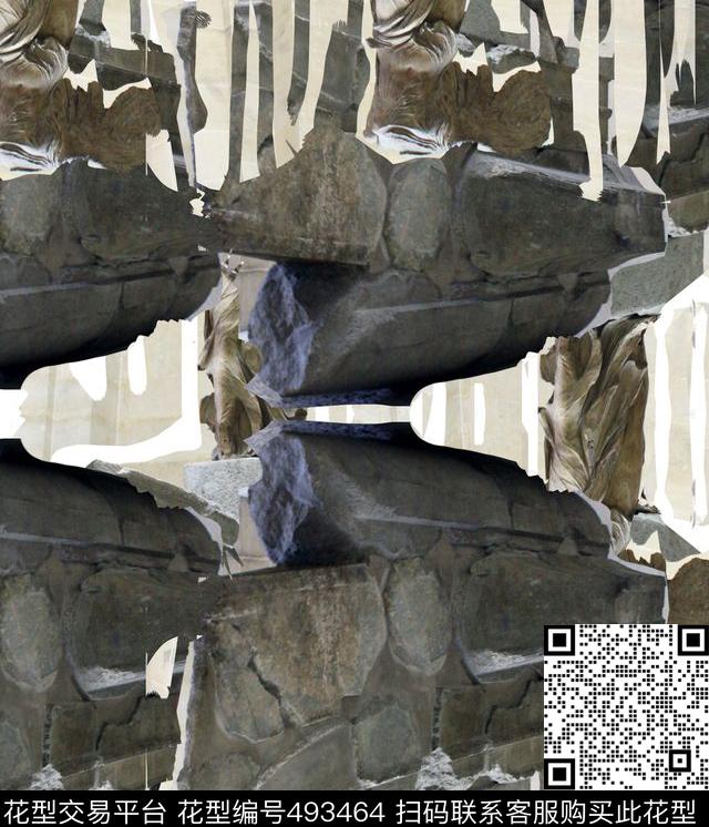 潮流复古夹克华亿平台数码印花华亿平台下载（图片编号: 493464） - 瓦栏（Walan）