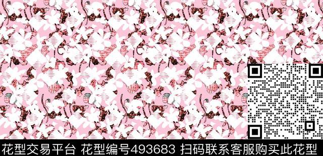 原创动物优雅数码印花华亿平台下载（图片编号: 493683） - 瓦栏（Walan）