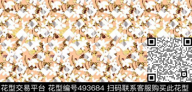 原创动物优雅数码印花华亿平台下载（图片编号: 493684） - 瓦栏（Walan）