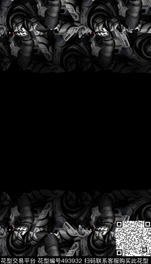 潮流定位复古数码印花华亿平台下载（图片编号: 493932） - 瓦栏（Walan）