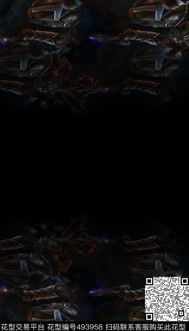 定位复古钢铁侠数码印花华亿平台下载（图片编号: 493958） - 瓦栏（Walan）