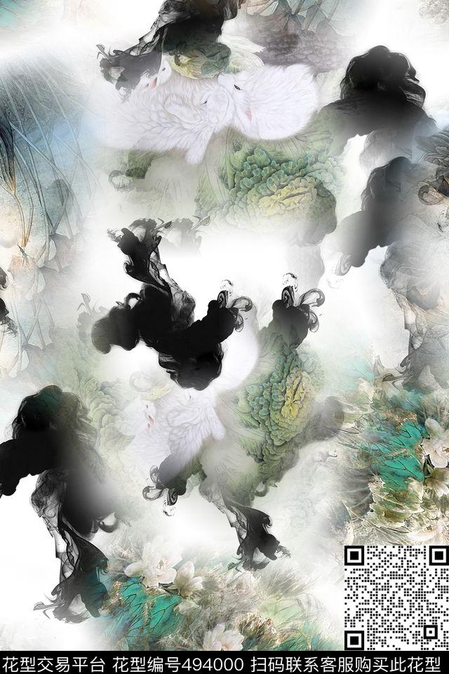 时尚大牌简约数码印花华亿平台下载（图片编号: 494000） - 瓦栏（Walan）