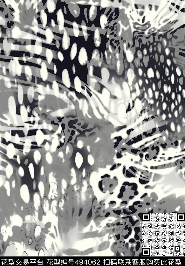 几何字母格子传统印花华亿平台下载（图片编号: 494062） - 瓦栏（Walan）