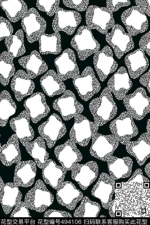 几何字母格子传统印花华亿平台下载（图片编号: 494106） - 瓦栏（Walan）