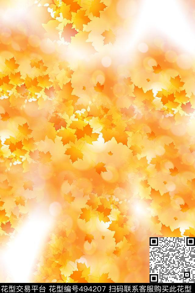 大牌花卉时尚数码印花华亿平台下载（图片编号: 494207） - 瓦栏（Walan）