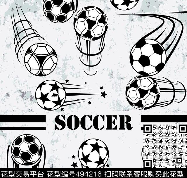 飞跃的足球体育运动三大球传统印花华亿平台下载（图片编号: 494216） - 瓦栏（Walan）