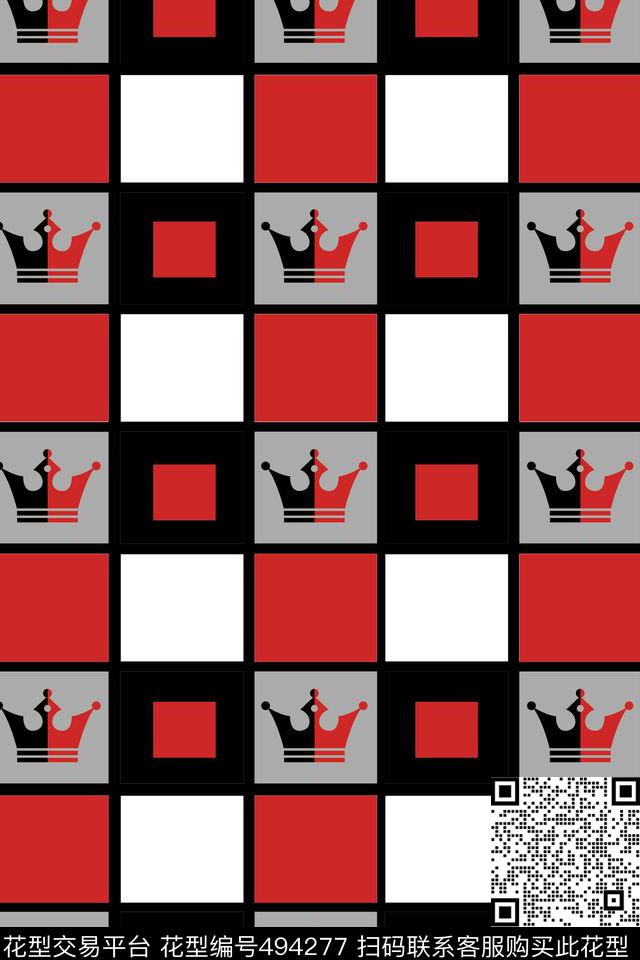 格子皇冠男童传统印花华亿平台下载（图片编号: 494277） - 瓦栏（Walan）