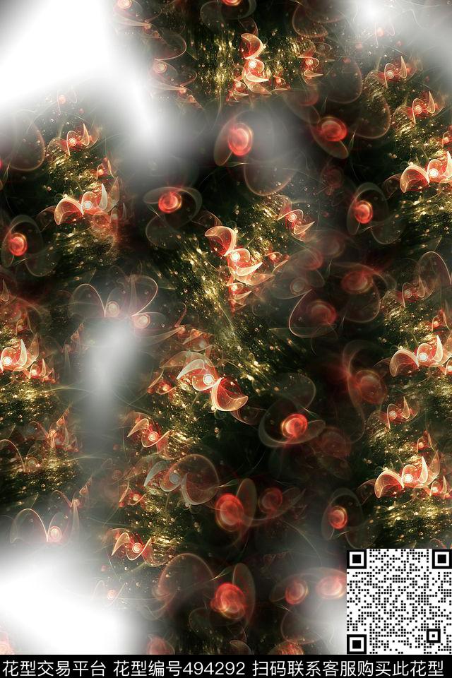 大牌花卉服装数码印花华亿平台下载（图片编号: 494292） - 瓦栏（Walan）