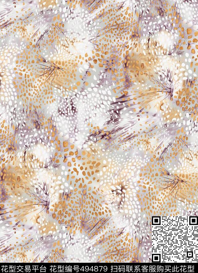 几何字母格子传统印花华亿平台下载（图片编号: 494879） - 瓦栏（Walan）