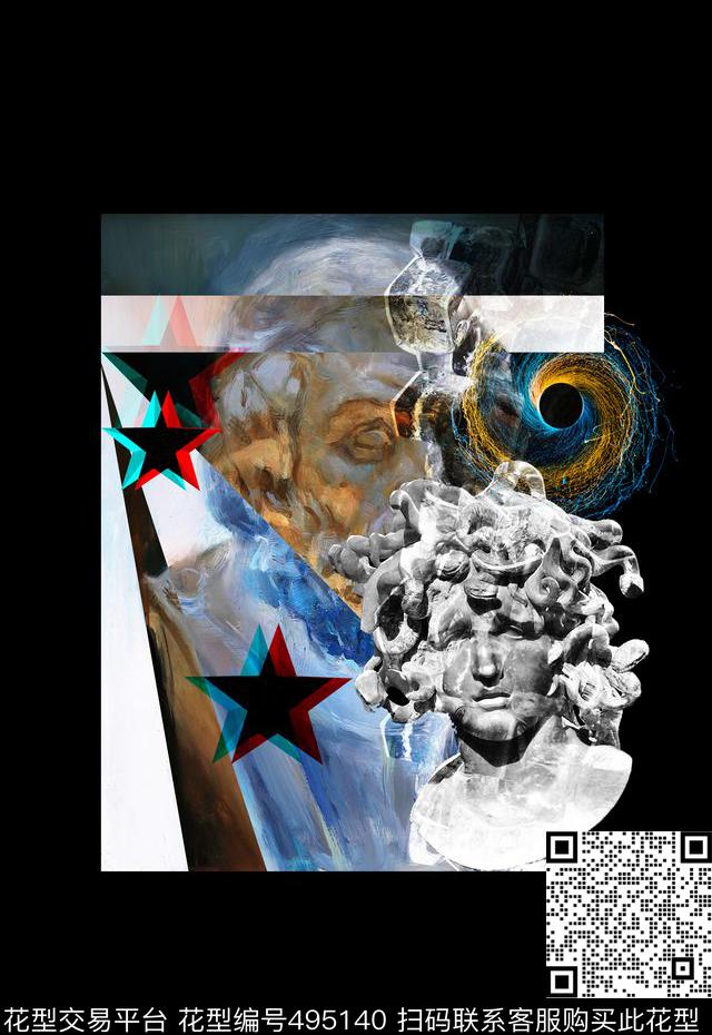 T恤卫衣夹克潮流时尚定位男装数码印花华亿平台下载（图片编号: 495140） - 瓦栏（Walan）