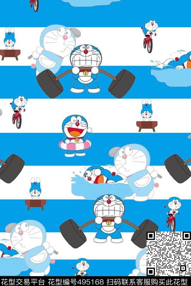 创意服装面料创意设计图案T恤数码印花华亿平台下载（图片编号: 495168） - 瓦栏（Walan）