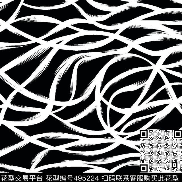 休闲风条纹衬衫休闲裤传统印花华亿平台下载（图片编号: 495224） - 瓦栏（Walan）