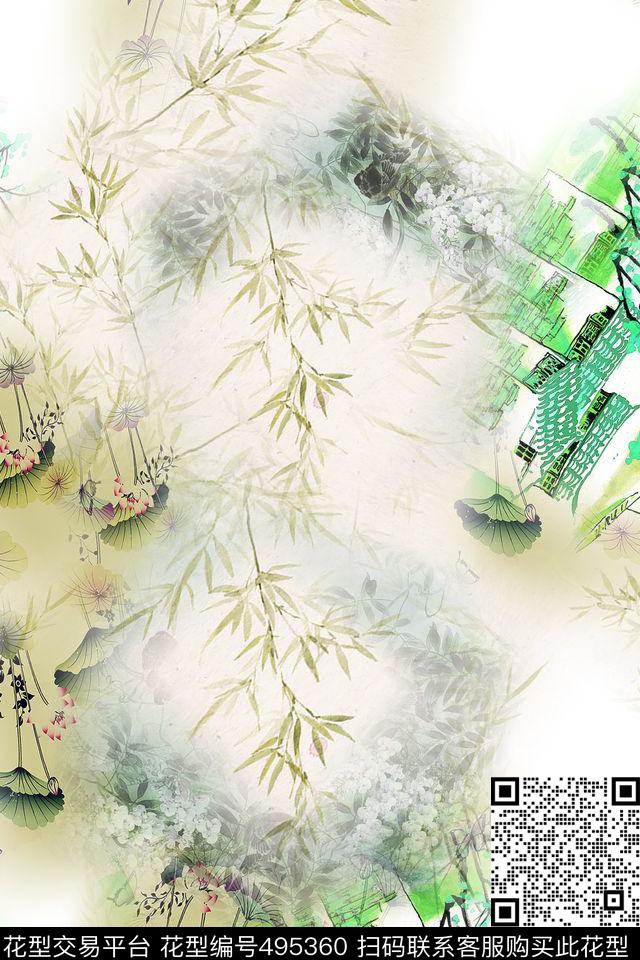 轻松时尚大牌数码印花华亿平台下载（图片编号: 495360） - 瓦栏（Walan）