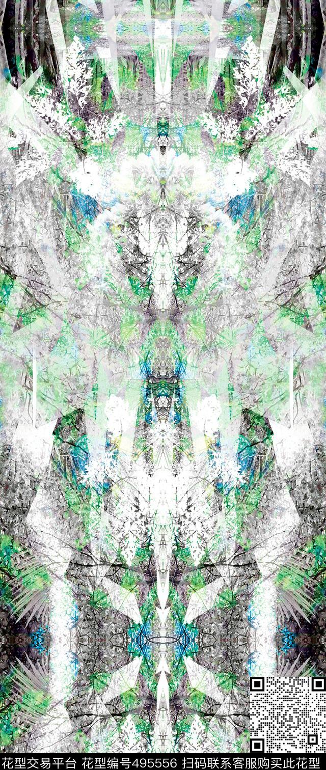 原创定位优雅数码印花华亿平台下载（图片编号: 495556） - 瓦栏（Walan）