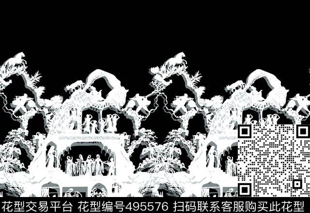 原创定位民族数码印花华亿平台下载（图片编号: 495576） - 瓦栏（Walan）