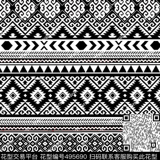 抽象大牌女性传统印花华亿平台下载（图片编号: 495690） - 瓦栏（Walan）