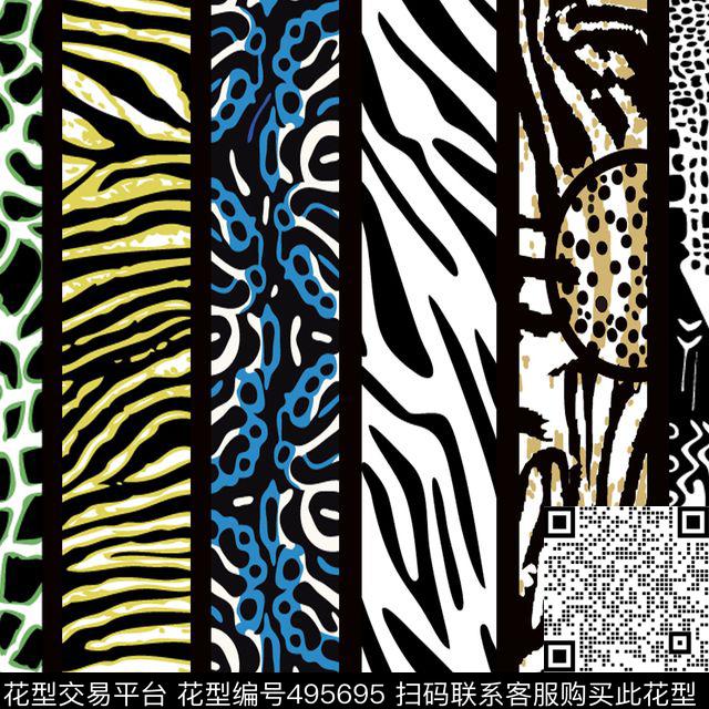 T恤衬衫创意服装面料数码印花华亿平台下载（图片编号: 495695） - 瓦栏（Walan）