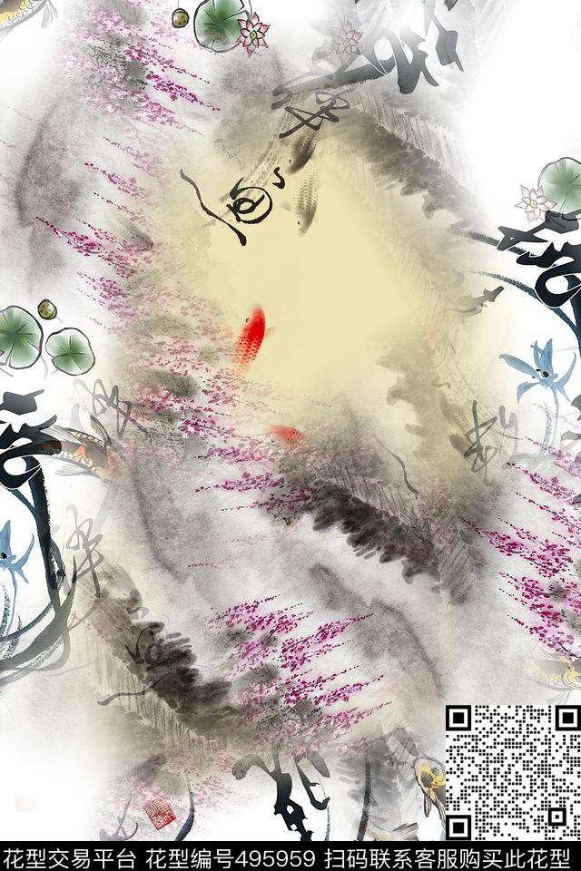 大牌服装时尚数码印花华亿平台下载（图片编号: 495959） - 瓦栏（Walan）