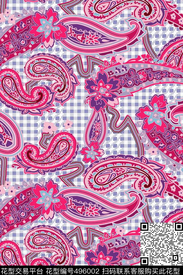 佩斯利腰果火腿传统印花华亿平台下载（图片编号: 496002） - 瓦栏（Walan）