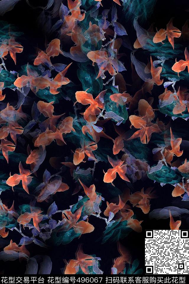 大牌个性时尚数码印花华亿平台下载（图片编号: 496067） - 瓦栏（Walan）