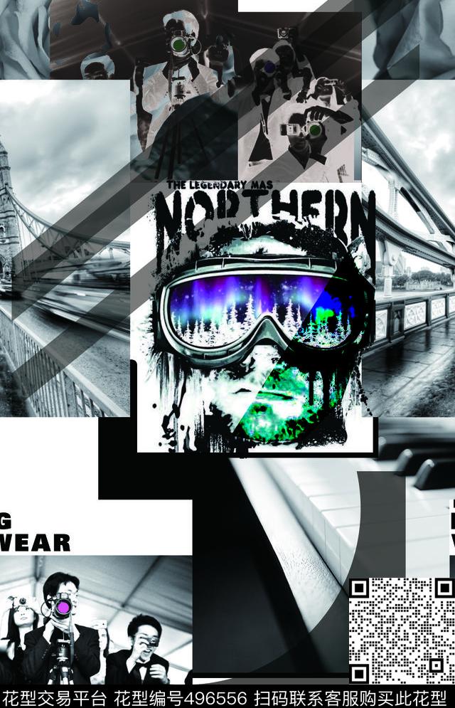 欧美英伦风照片花卉人物女士衬衫大牌男装数码印花华亿平台下载（图片编号: 496556） - 瓦栏（Walan）