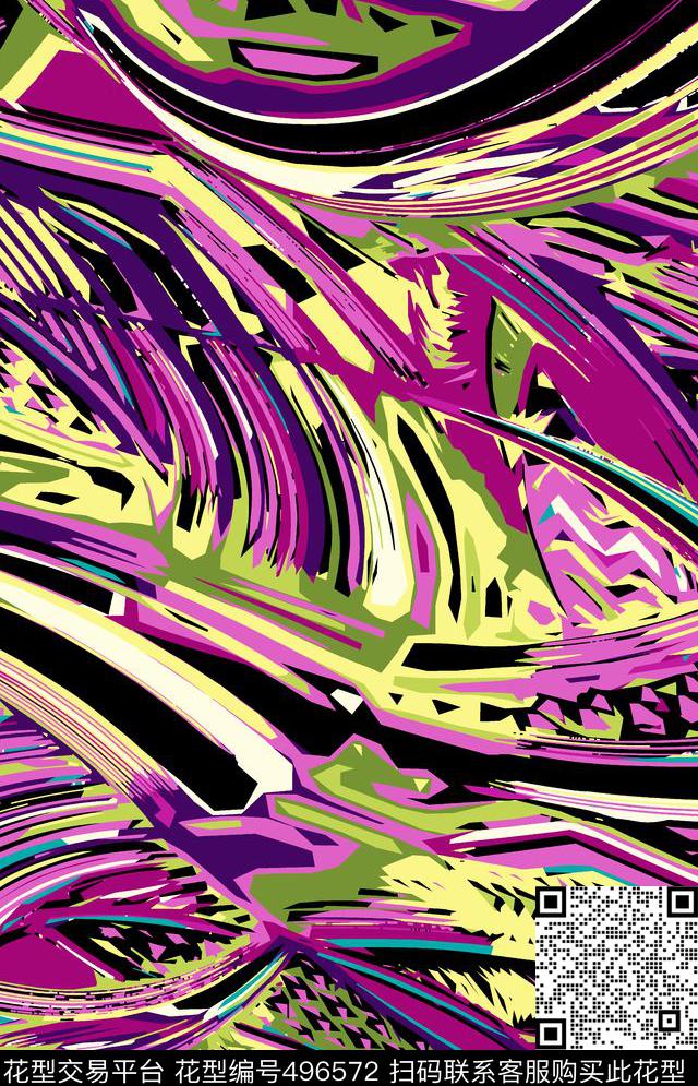 衬衫外套条纹色块炫彩休闲风传统印花华亿平台下载（图片编号: 496572） - 瓦栏（Walan）