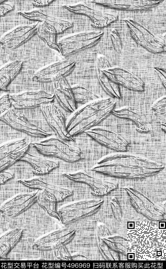 衬衫仿麻料复古数码印花华亿平台下载（图片编号: 496969） - 瓦栏（Walan）