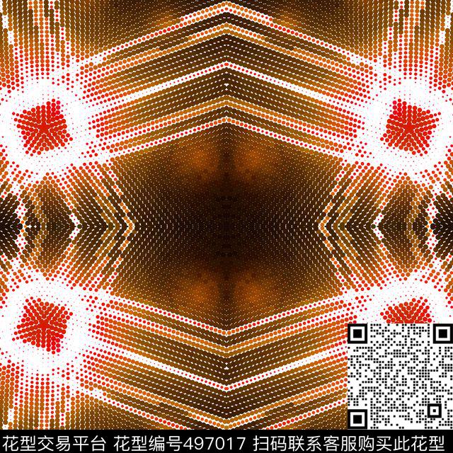 几何圆圈圆形拼图马赛克拼图数码印花华亿平台下载（图片编号: 497017） - 瓦栏（Walan）