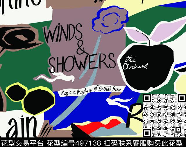 欧美风格时尚创新数码印花华亿平台下载（图片编号: 497138） - 瓦栏（Walan）