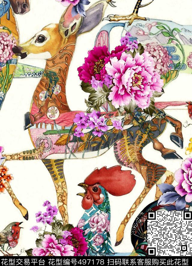 杜嘉班纳东方艺术数码印花华亿平台下载（图片编号: 497178） - 瓦栏（Walan）