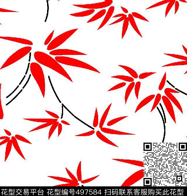 大牌大气简单清爽传统印花华亿平台下载（图片编号: 497584） - 瓦栏（Walan）