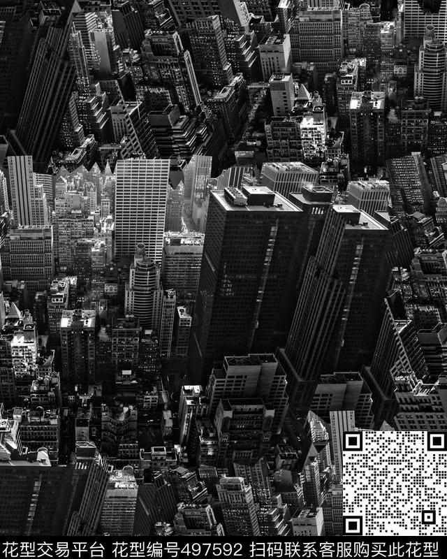 潮流城市复古数码印花华亿平台下载（图片编号: 497592） - 瓦栏（Walan）