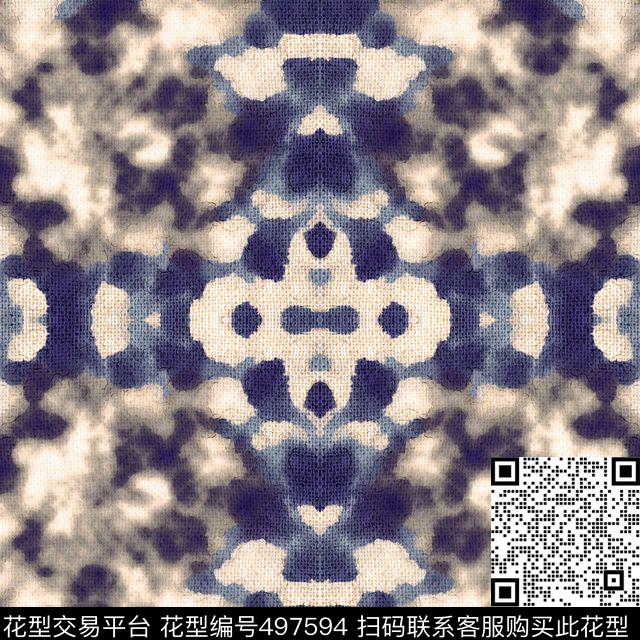 抽象男装华亿平台数码印花华亿平台下载（图片编号: 497594） - 瓦栏（Walan）