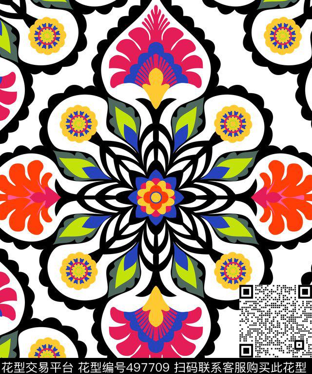 2016春夏家纺女装匹布传统印花华亿平台下载（图片编号: 497709） - 瓦栏（Walan）