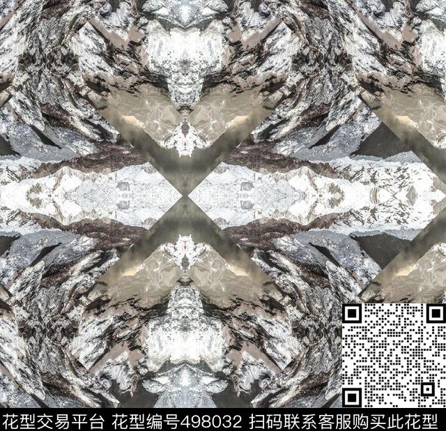 潮流时尚地球山肌理秋冬印花图数码印花华亿平台下载（图片编号: 498032） - 瓦栏（Walan）