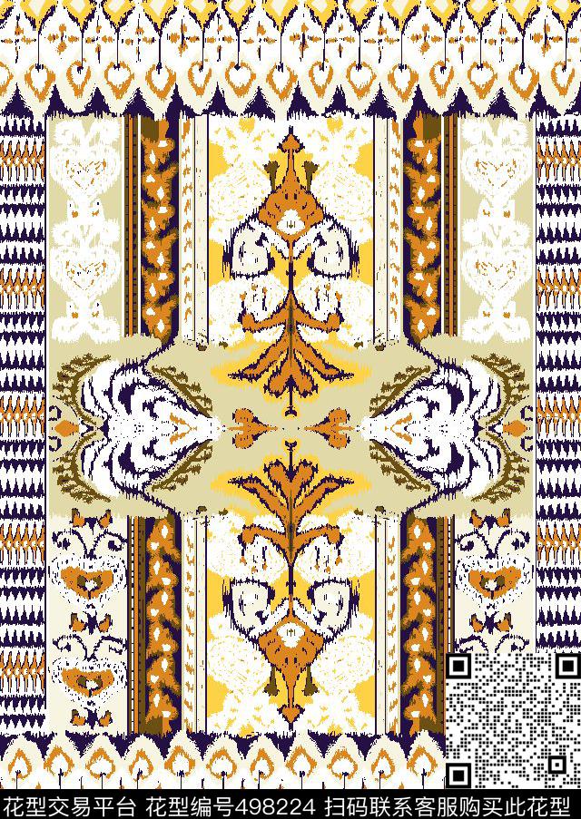 民族风时尚打牌传统印花华亿平台下载（图片编号: 498224） - 瓦栏（Walan）