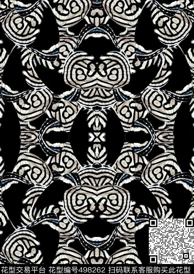 复古蝴蝶流行国际大牌蝴蝶华亿平台蓝点华亿平台数码印花华亿平台下载（图片编号: 498262） - 瓦栏（Walan）