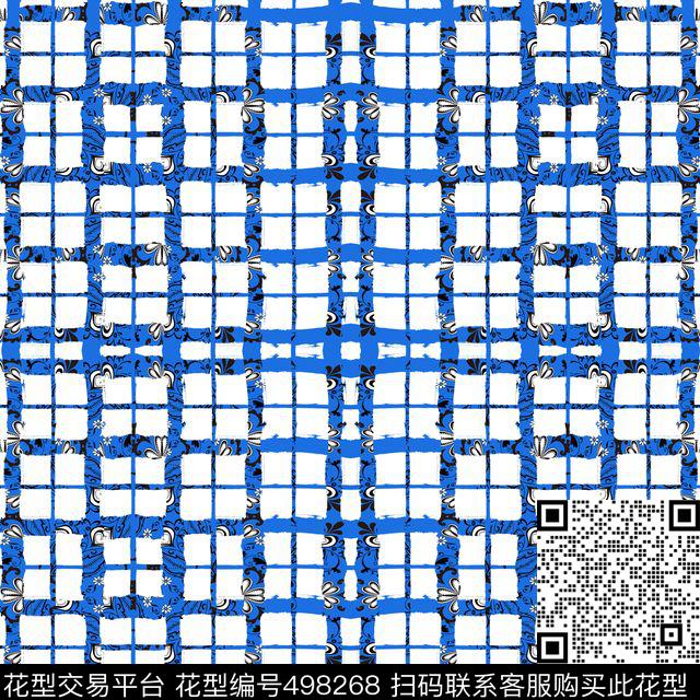 花纹条纹组合数码印花华亿平台下载（图片编号: 498268） - 瓦栏（Walan）