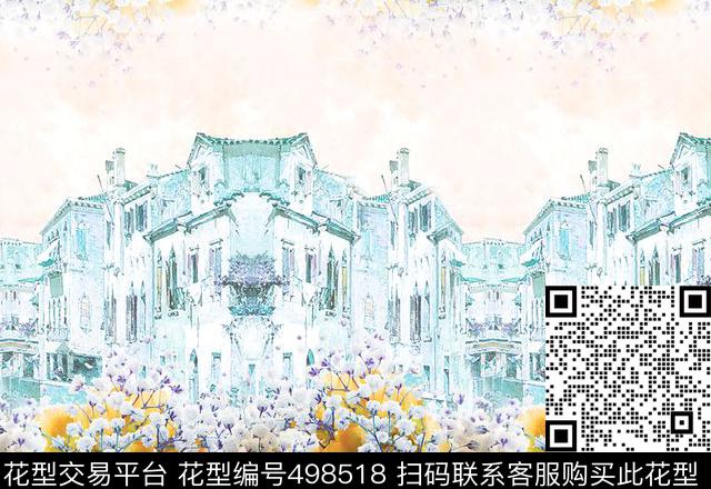 原创优雅景物数码印花华亿平台下载（图片编号: 498518） - 瓦栏（Walan）