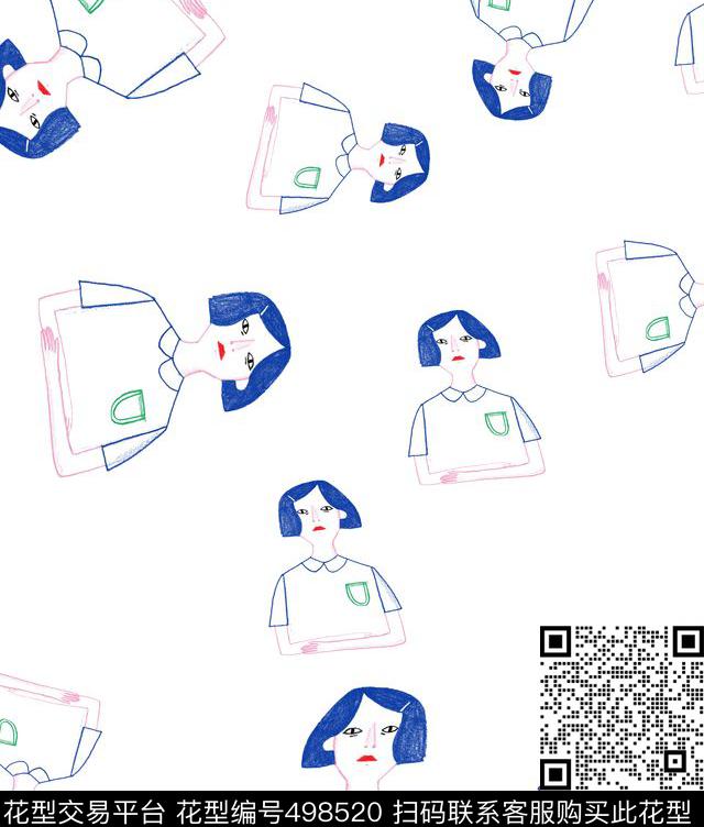 简约卡通趣味传统印花华亿平台下载（图片编号: 498520） - 瓦栏（Walan）