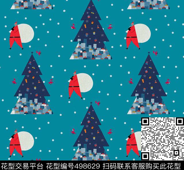 波点景色卡通数码印花华亿平台下载（图片编号: 498629） - 瓦栏（Walan）