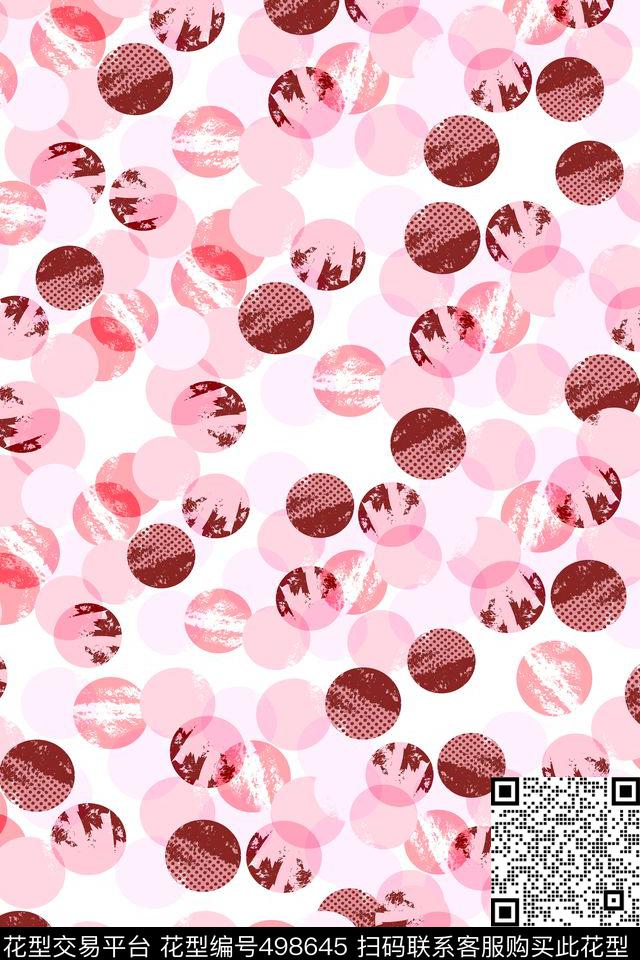 几何点点圈圈传统传统印花华亿平台下载（图片编号: 498645） - 瓦栏（Walan）