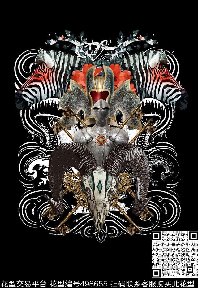 T恤卫衣夹克潮流时尚男装印花图数码印花华亿平台下载（图片编号: 498655） - 瓦栏（Walan）